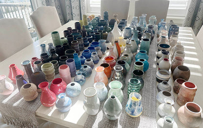 Pot #133 of 162 - Colored Porcelain Pot/Bud Vase