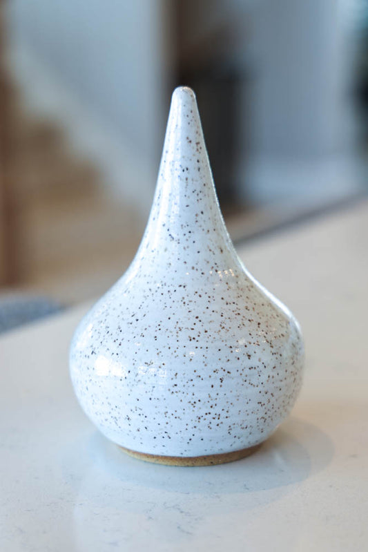 Pot #73 of 162 - Speckled Stoneware Teardrop Pot (Medium)