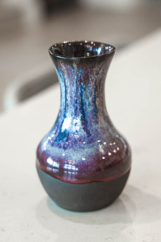 Pot #121 of 162 - Black Stoneware Pot