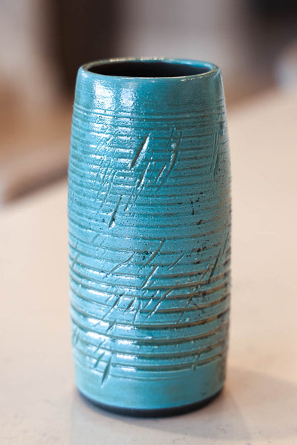 Pot #125 of 162 - Raku-Fired Vase