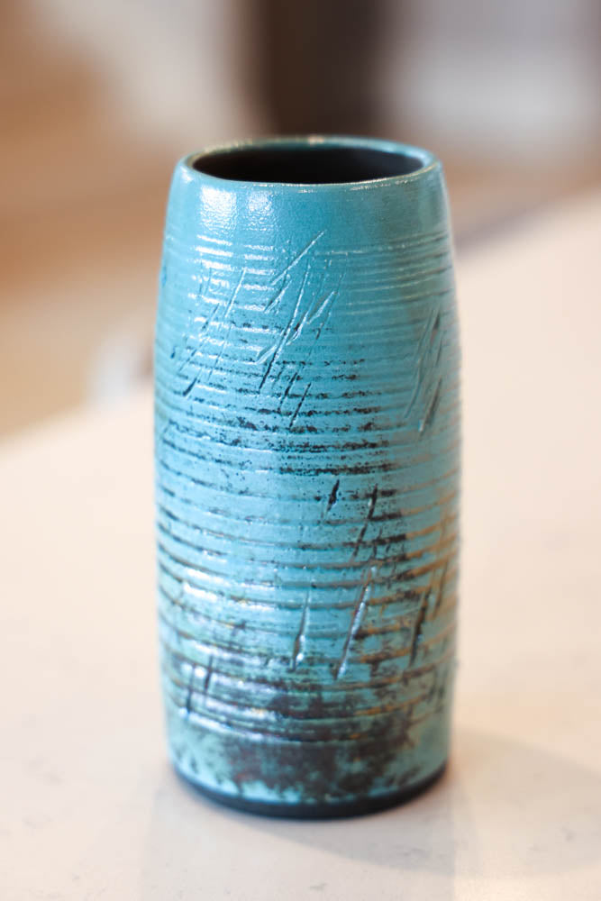 Pot #125 of 162 - Raku-Fired Vase