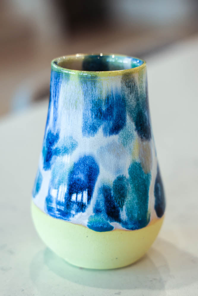 Pot #131 of 162 - Colored Porcelain Pot/Vase