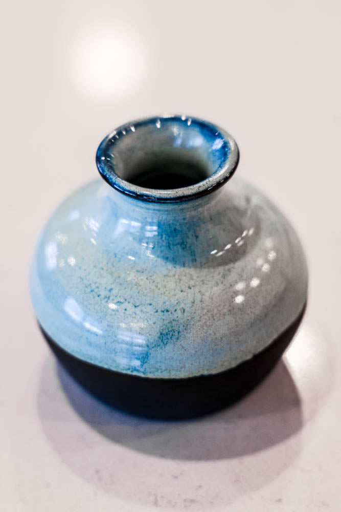 Pot #147 of 162 - Black Stoneware Pot (Seconds)