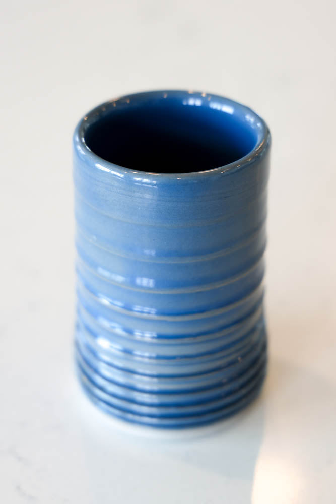 Pot #19 of 162 - Gray Stoneware Vase