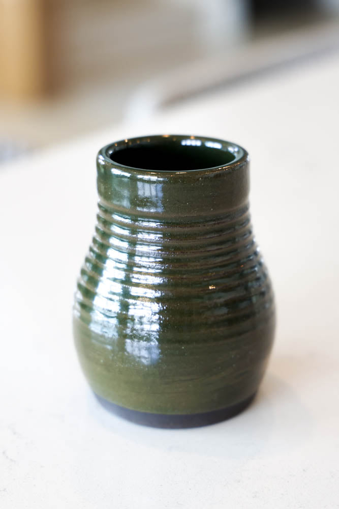 Pot #28 of 162 - Black Stoneware Pot