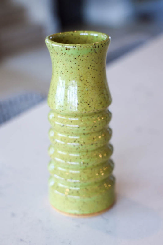 Pot #4 of 162 - Speckled Stoneware Bud Vase