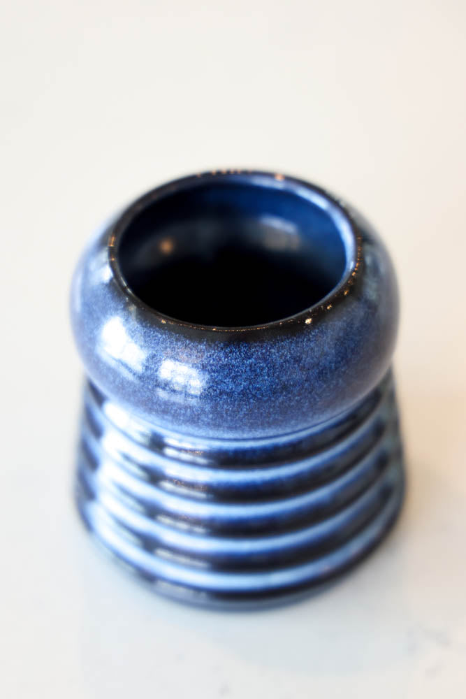 Pot #40 of 162 - Black Porcelain Pot (Seconds)