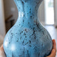 XL Baby Blue Birch Effect Decorative Stoneware Pot