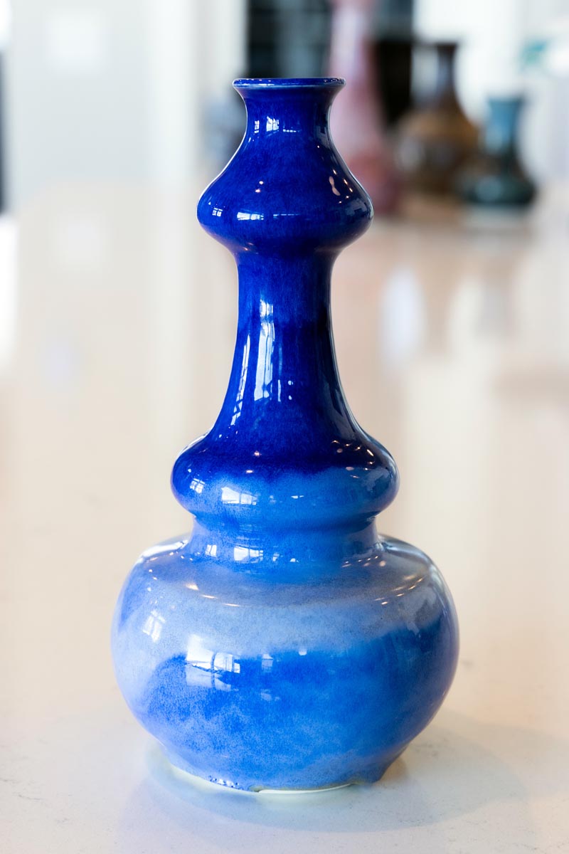 Large/XL Elegant Decorative Cobalt Porcelain Vase