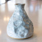 Small Hand-Built Decorative Speckled Stoneware Pot (White)