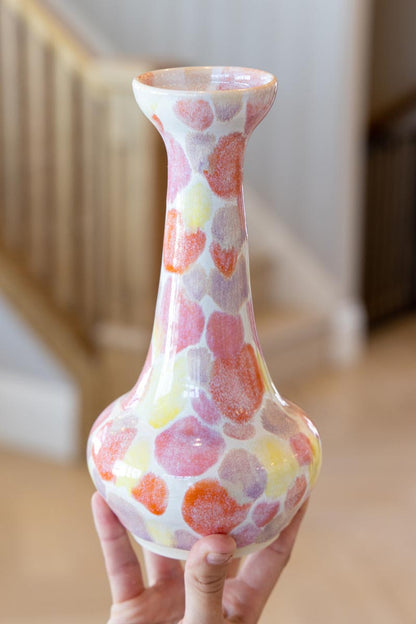 Large Decorative Spotted Porcelain Vase (Sunrise Pallet)