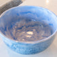 XL 2-Toned Porcelain Serving Bowl (Blue Waves)