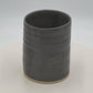 Tall Steel Gray Hand-Textured Vase