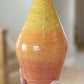 Large Decorative Speckled Vase - Oranges & Yellows