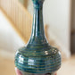 Medium Tall-Neck Textured Deep Sea Decorative Pot/Vase