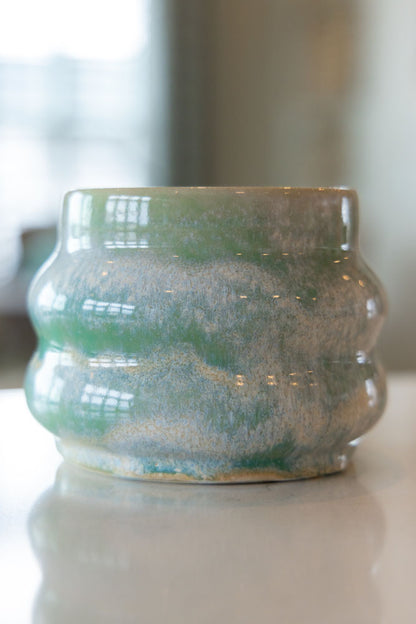 Medium Decorative Pot Creams & Light Greens