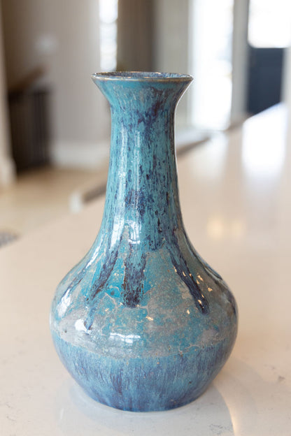 Large Tourmaline, Sage, & Iron Decorative Vase/Pot