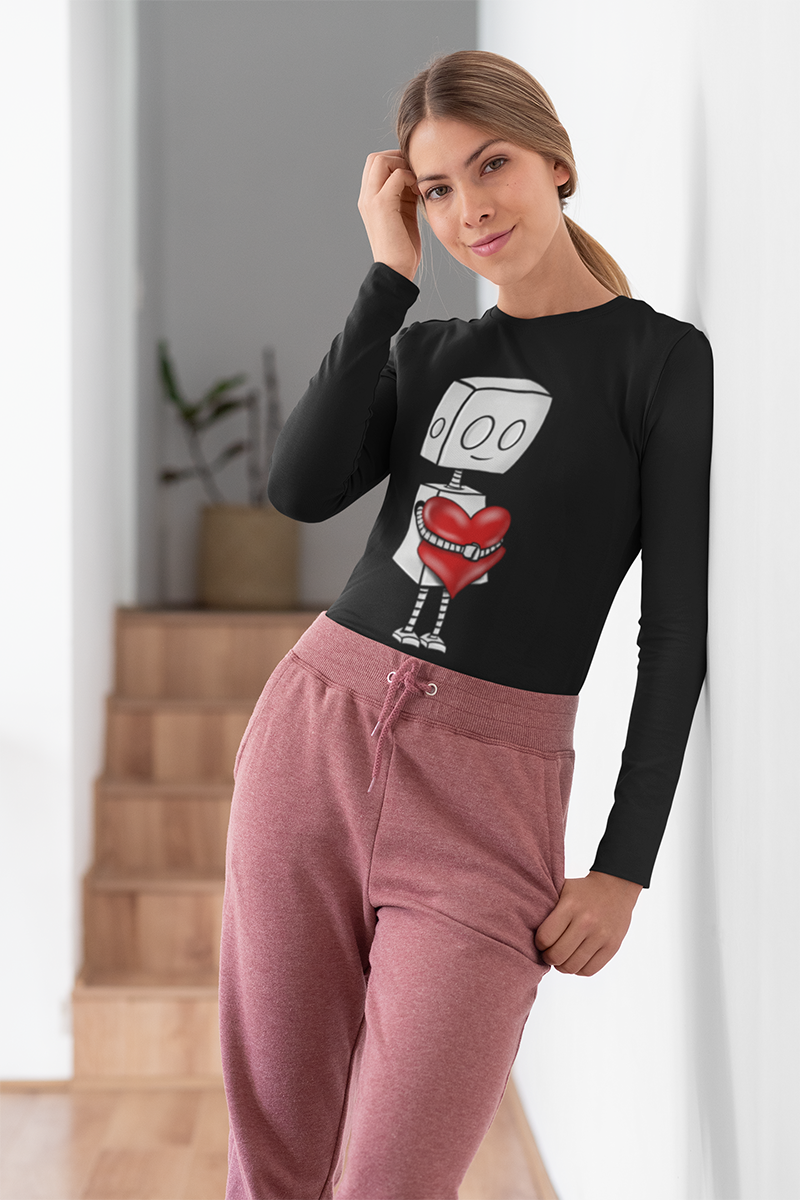"Adorable Robot" Long-Sleeve Shirt (Tender Heart Version)