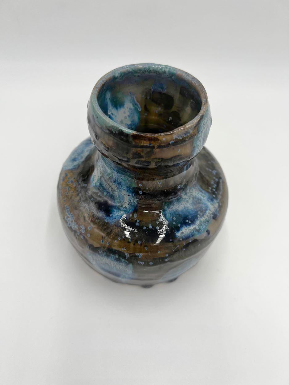Abstract Spotted Crystal Glaze Vase