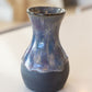 Medium Flower Pot - Iridescent Color on Black Clay