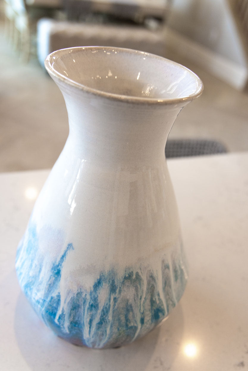 X-Large Decorative Pot/Vase: "Clouds to Earth"