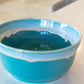 XL Serving Bowl - Turquoise & Icing Cream on Speckled Clay (Premium)