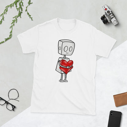 "Adorable Robot" Premium T-Shirt (Tender Heart Version) - Unisex