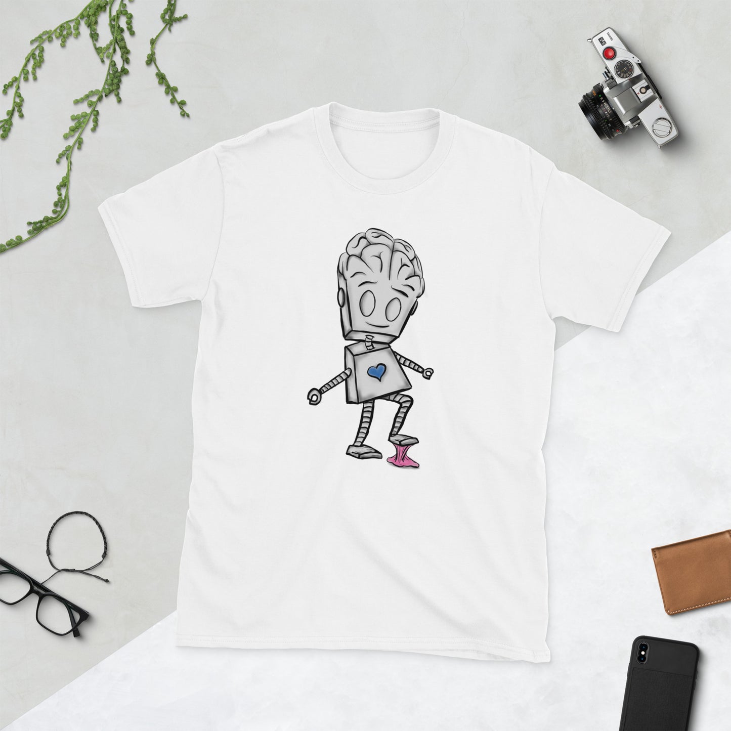 "Adorable Robot" Premium T-Shirt (Balance of Heart & Mind Version) - Unisex