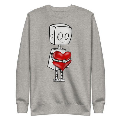 "Adorable Robot" Unisex Crewneck Sweatshirt (Tender Heart Version)