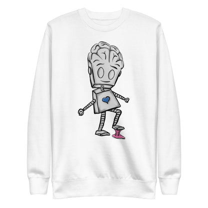 "Adorable Robot" Unisex Crewneck Sweatshirt (Balance of Heart & Mind Version)