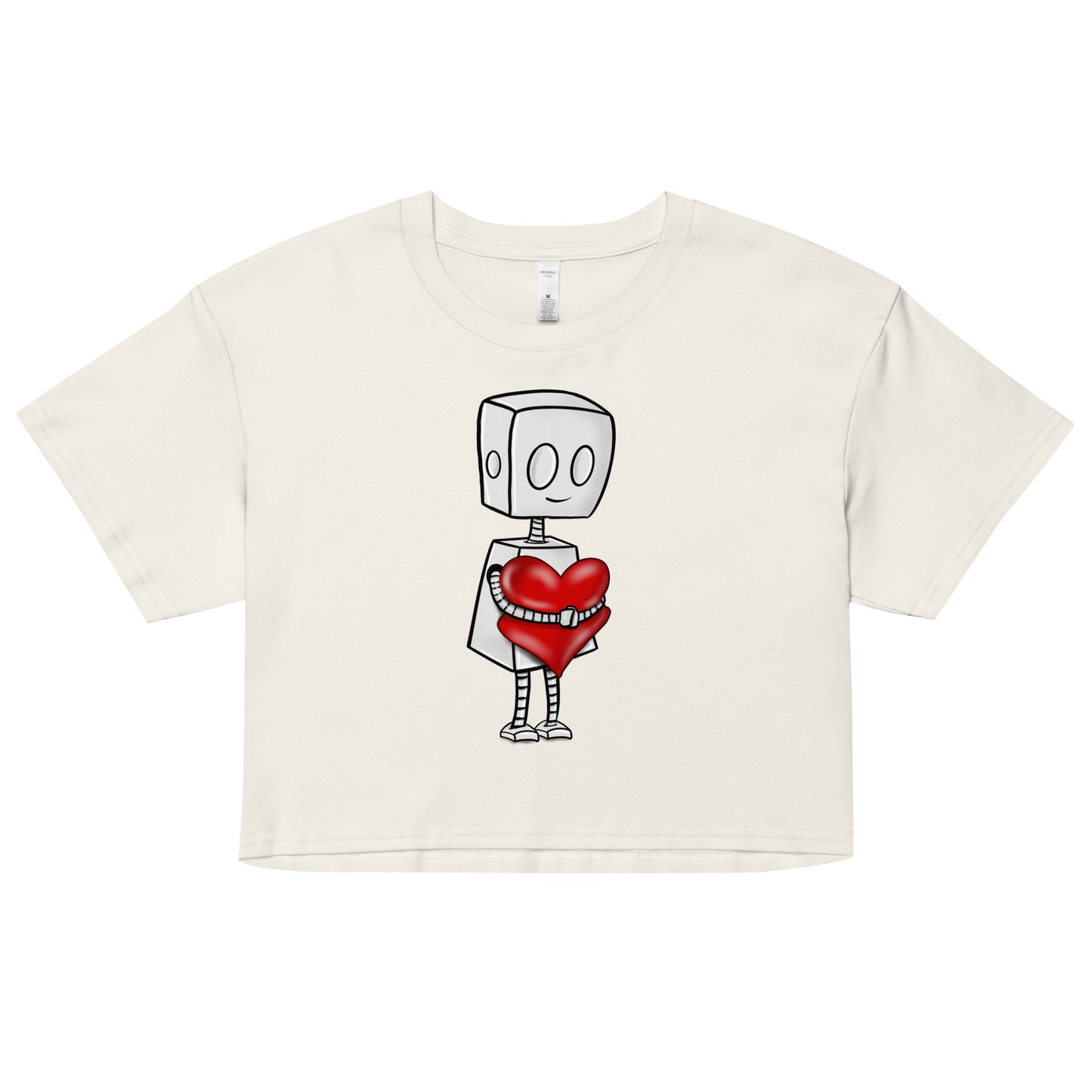 "Adorable Robot" Crop Top (Tender Heart Version)